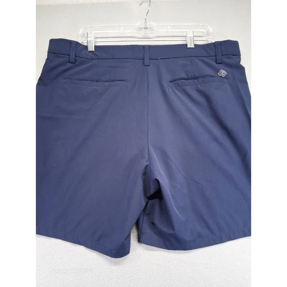Zelos Flex Men Blue Shorts‎ Size 38 Flat Front